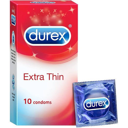 DUREX EXTRA THIN CONDOMS 10 COUNT